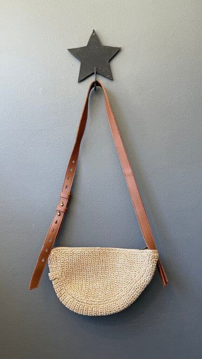 Crochet Sling Crossbody Bag