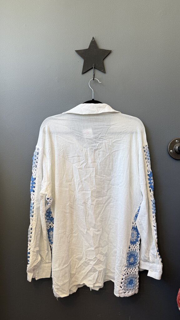 Granny Square Button Up Shirt