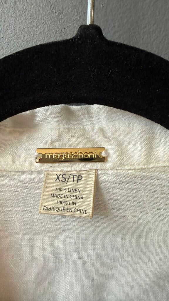 Linen Wooden Button Up Shirt