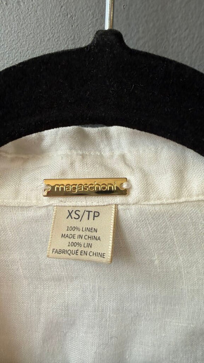 Linen Wooden Button Up Shirt