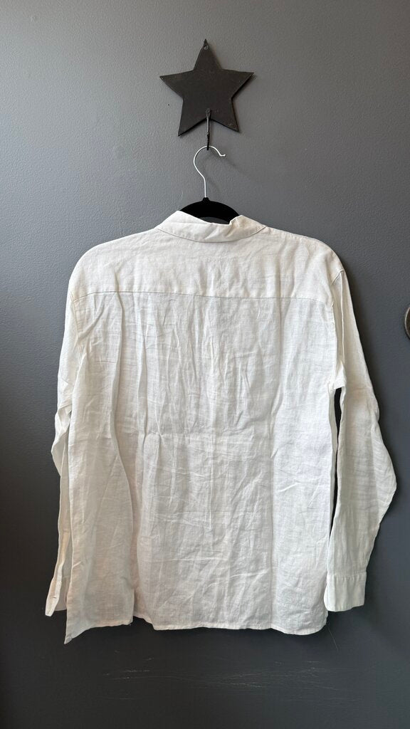 Linen Wooden Button Up Shirt