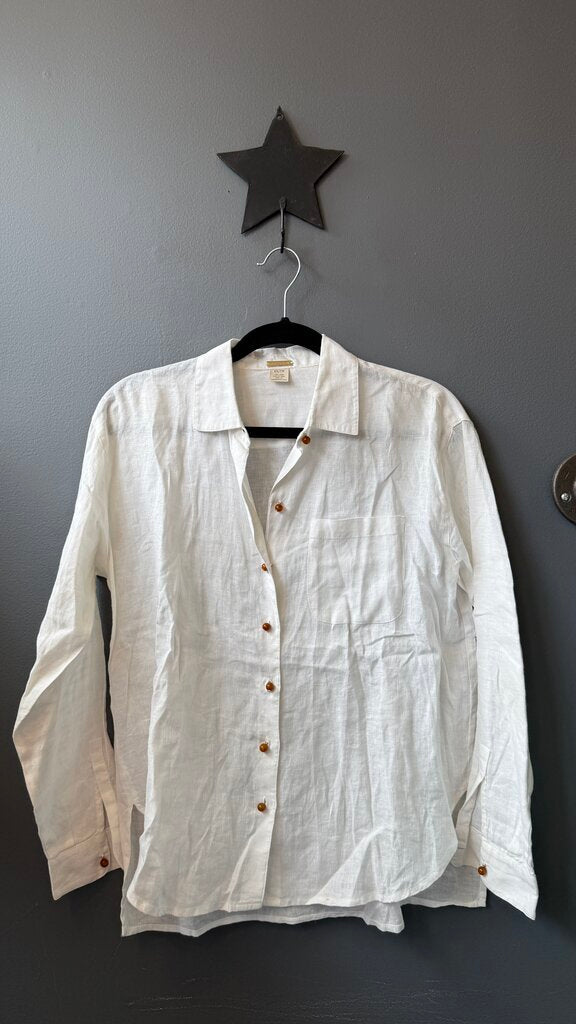 Linen Wooden Button Up Shirt