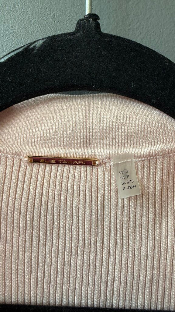 Short Sleeve Ribbed Cardigan Sweater