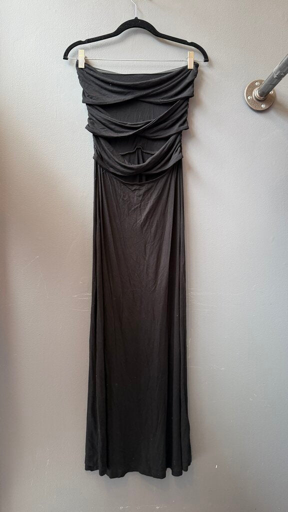 Ruched Cut Out Jersey Maxi Dress