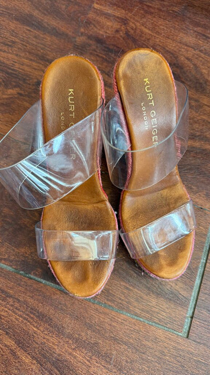 Rainbow Espadrille Wedges
