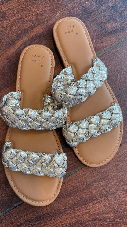 Braided Slide Sandals