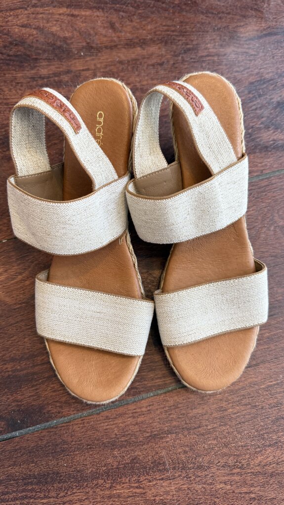 Braided Stretch Espadrille Wedges