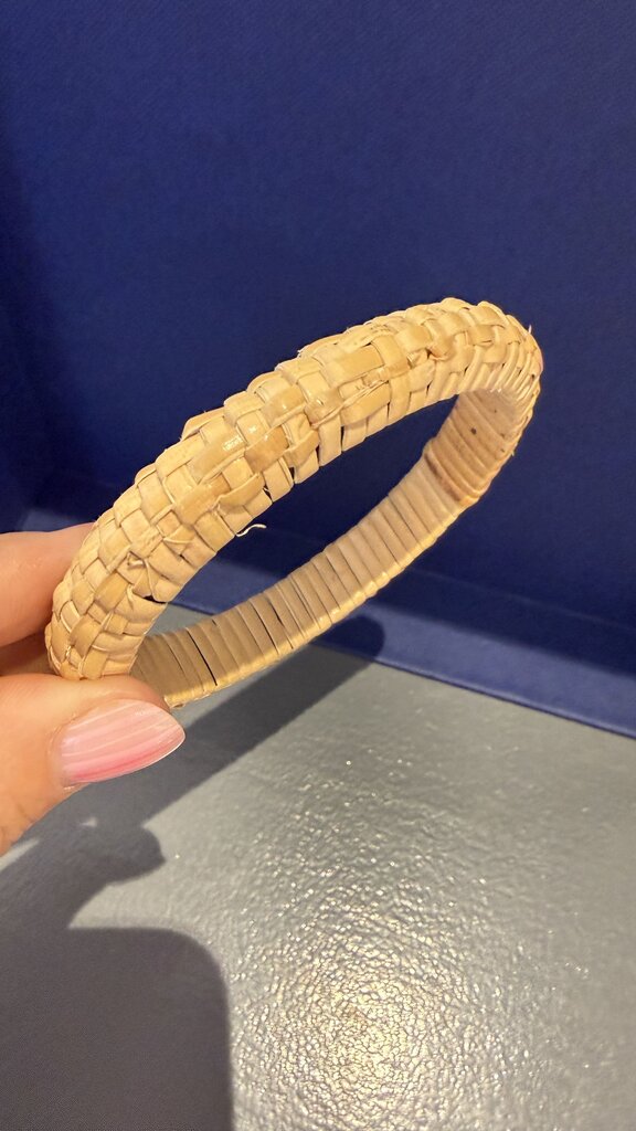 Rattan Basket Bangle Bracelet