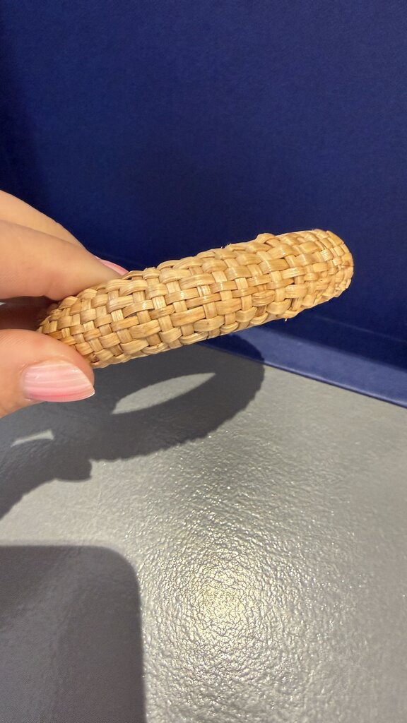 Rattan Basket Bangle Bracelet