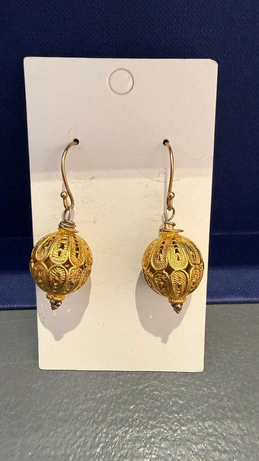 Filigree Ball Earrings