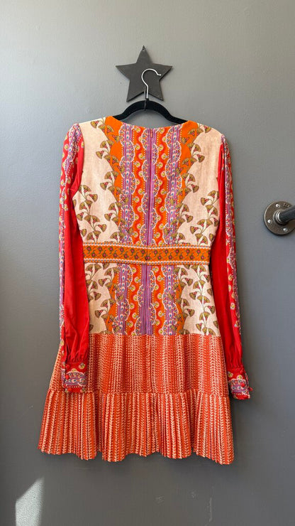 Longsleeve Pleated Dress