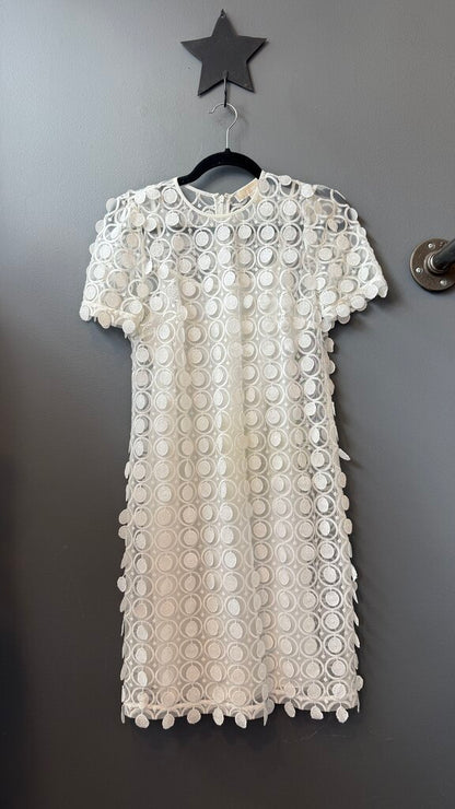 Circle 3D Lace Shift Dress