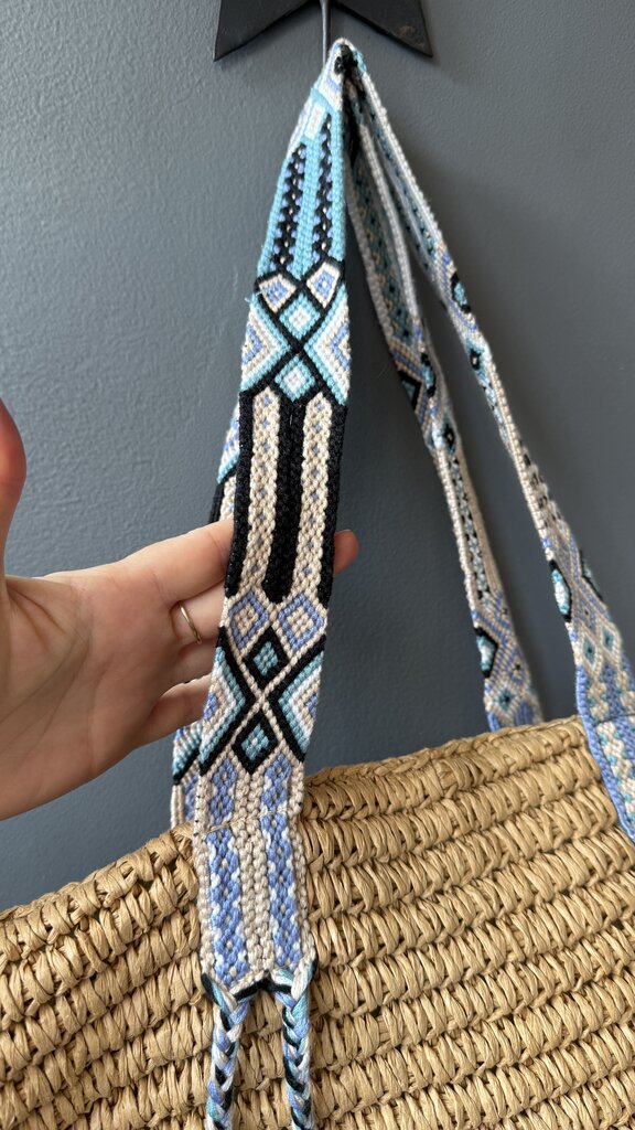 Crochet Strap Jute Tote
