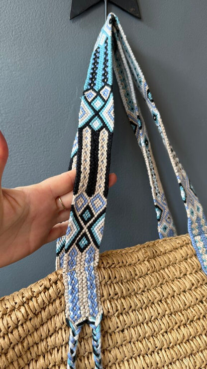 Crochet Strap Jute Tote