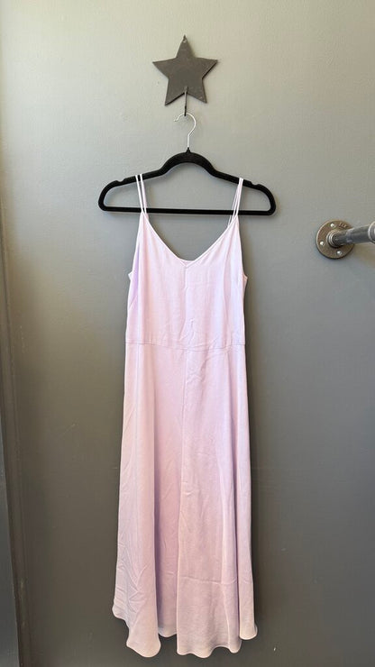 Double Layer Slip Midi Dress
