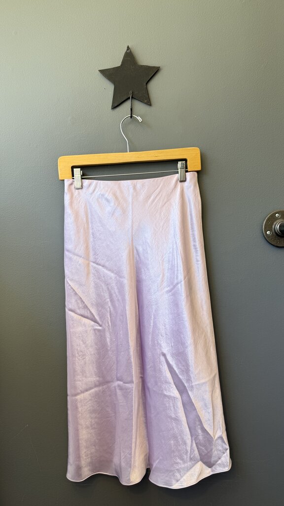 Satin Slip Midi Skirt
