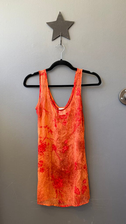 Silk Sheer Tunic Tank