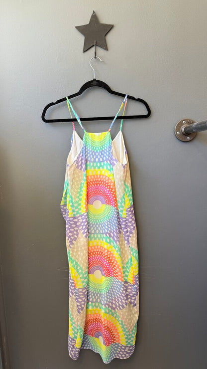 Dot Print Midi Dress