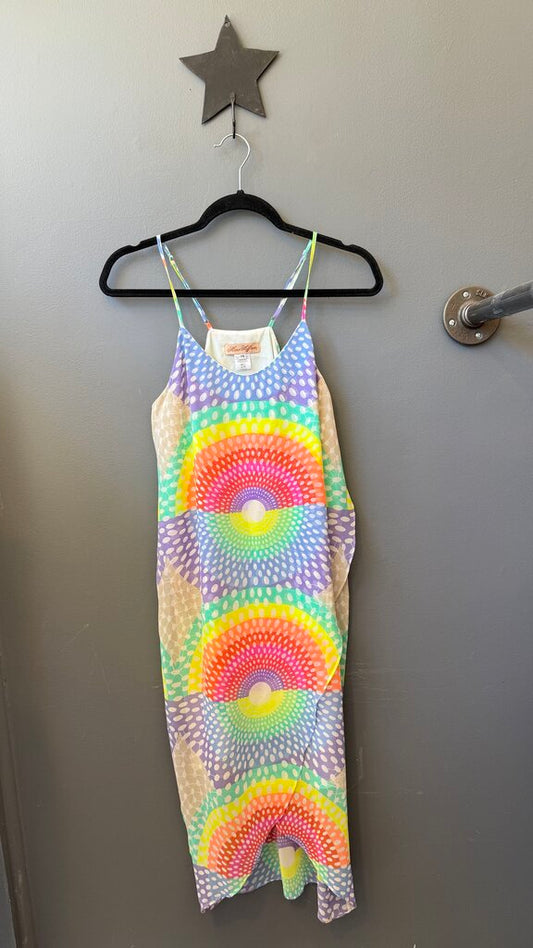 Dot Print Midi Dress