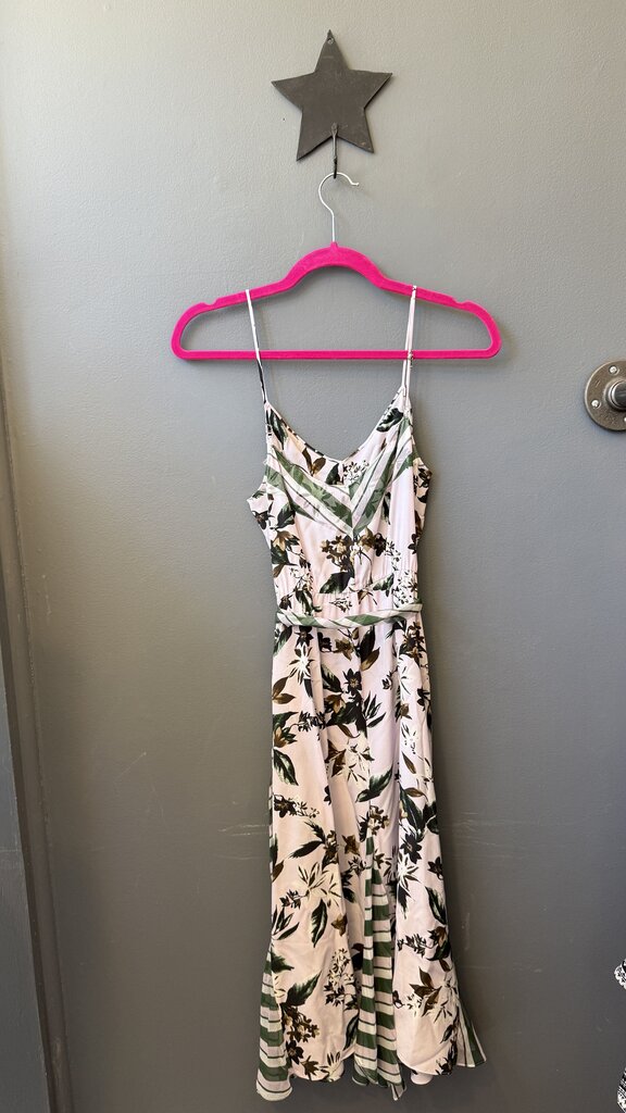 Silk Strappy Midi Dress