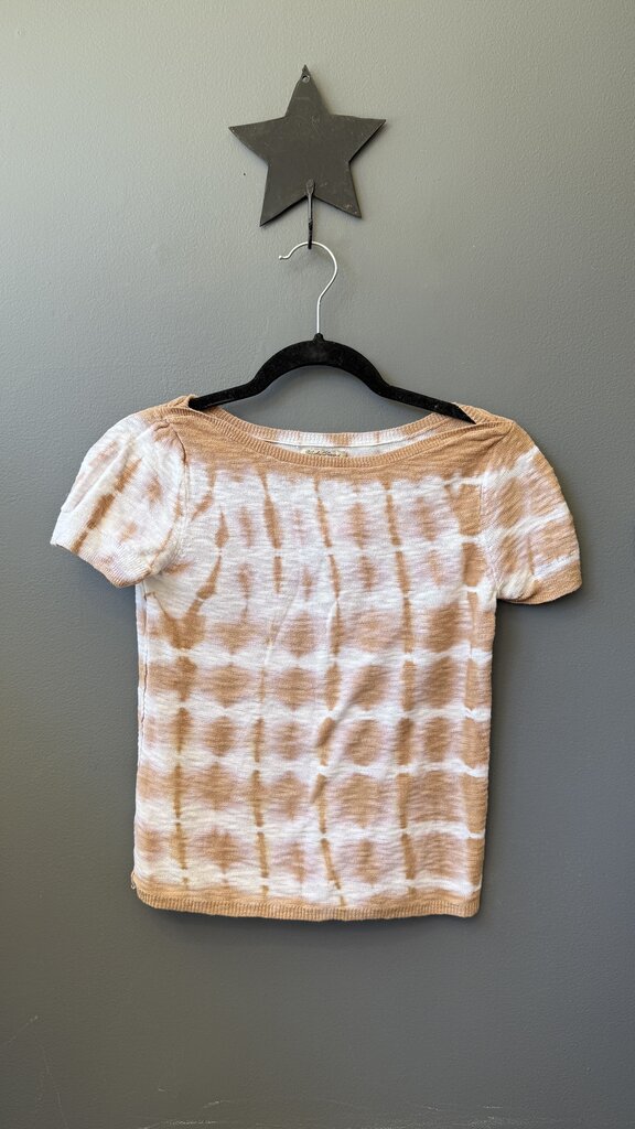 Knit Tie Dye Short Sleeve Top