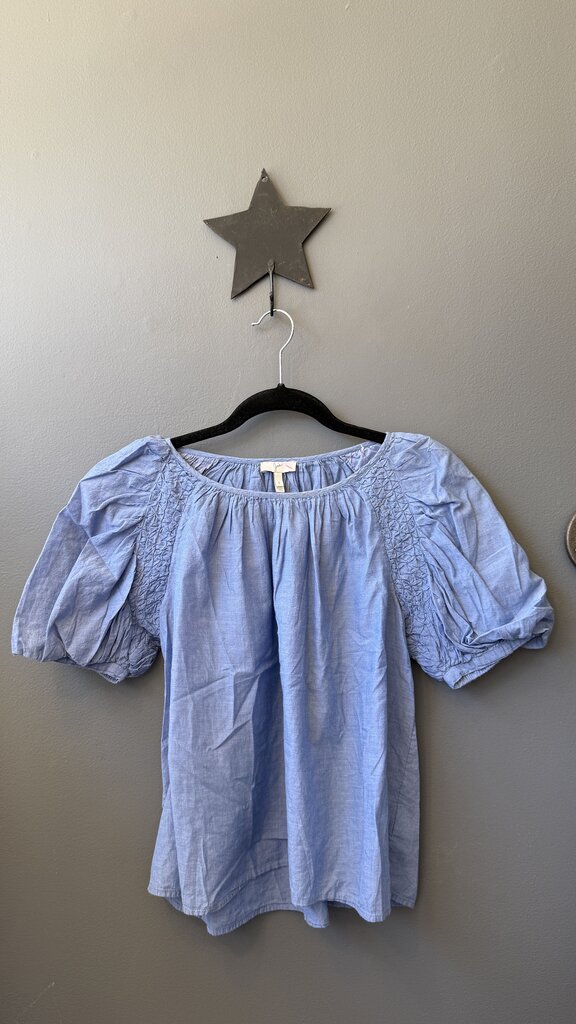 Cotton Pintuck Detail Top