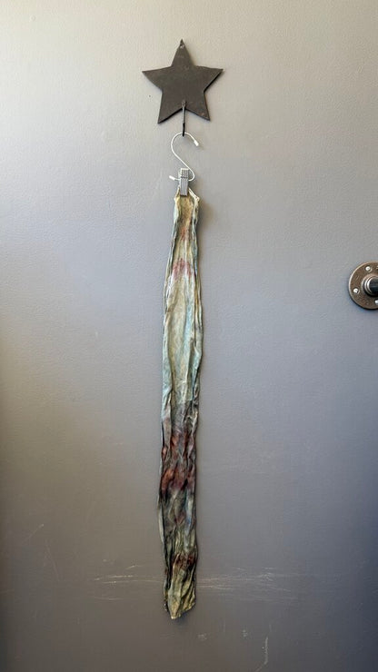 Silk Tie Dye Twilly Scarf