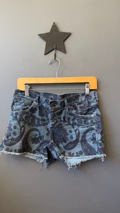 Cut Off Corduroy Shorts