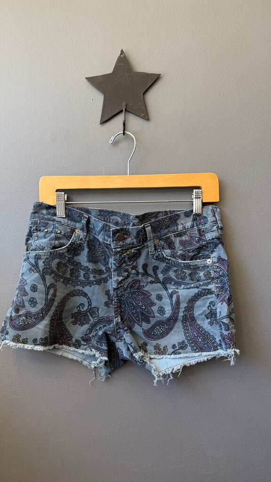 Cut Off Corduroy Shorts