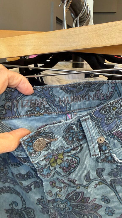 Cut Off Corduroy Shorts