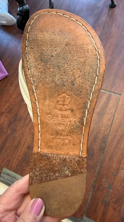 Leather Flip Flop Sandals