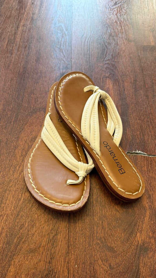 Leather Flip Flop Sandals