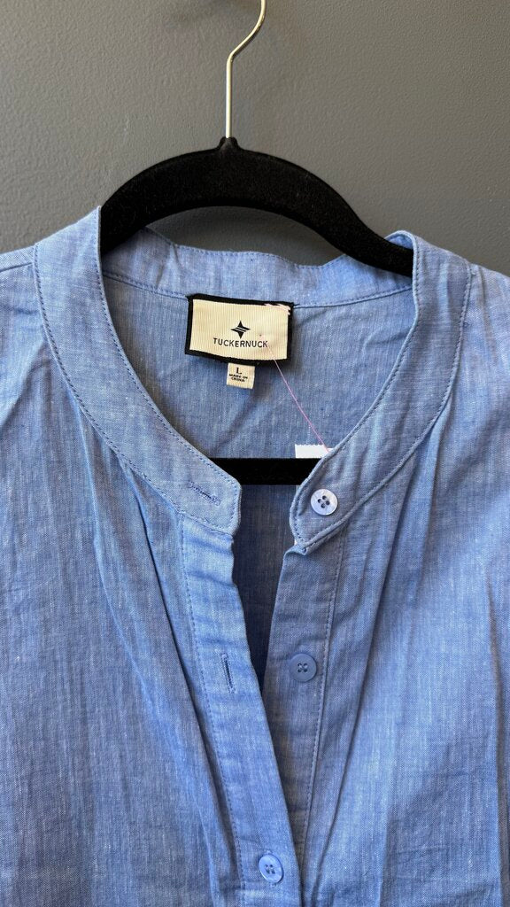 Chambray Midi Shirtdress