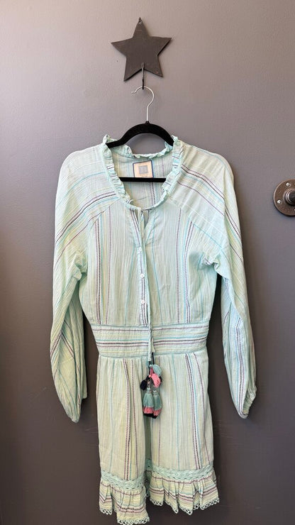 Embroidered Tassel Dress
