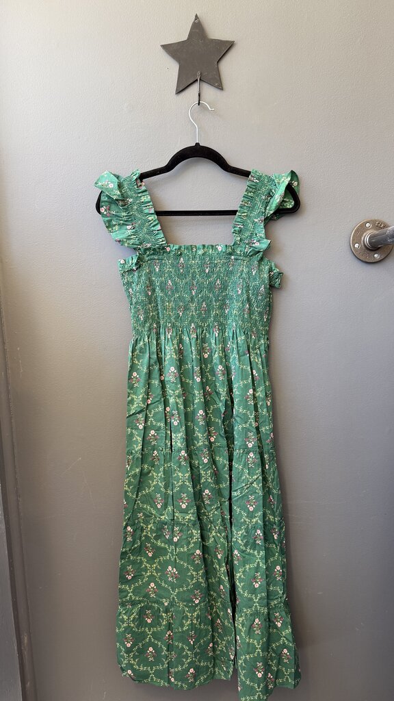 Smocked Midi Dress