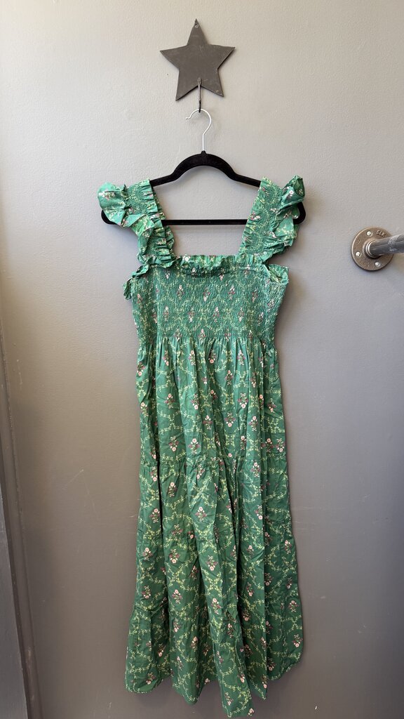 Smocked Midi Dress