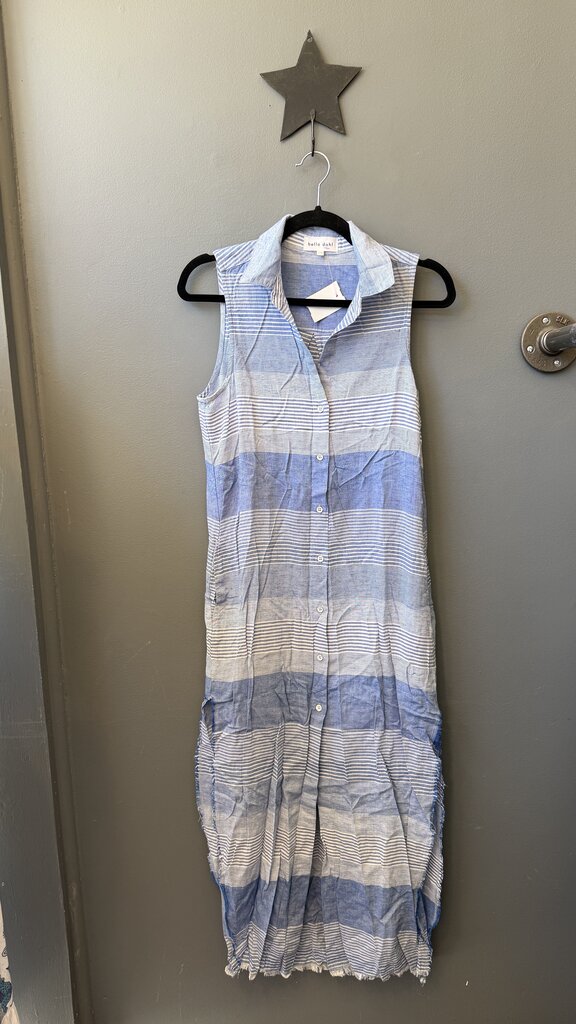 Stripe Midi Shirtdress