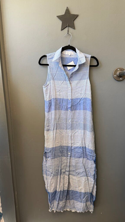 Stripe Midi Shirtdress