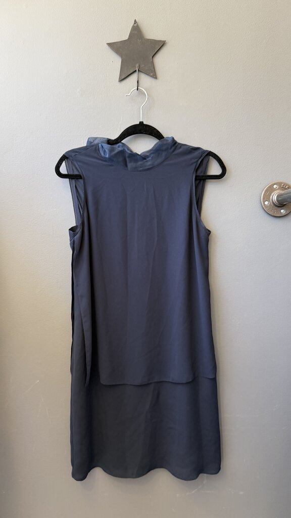 Chiffon High Neck Swing Dress