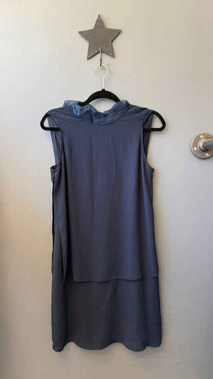 Chiffon High Neck Swing Dress
