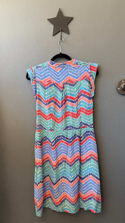 Silk Oval Print Dress