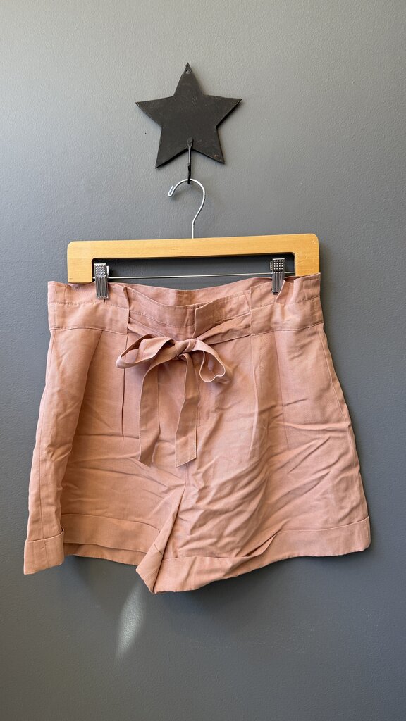 High Rise Tie Waist Shorts