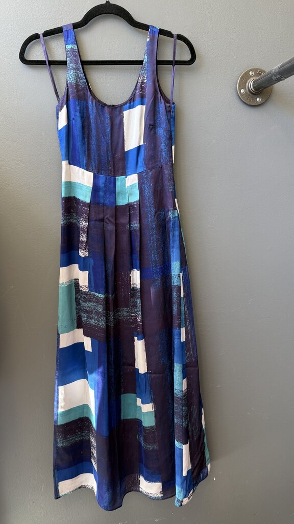 Petite Satin Midi Dress