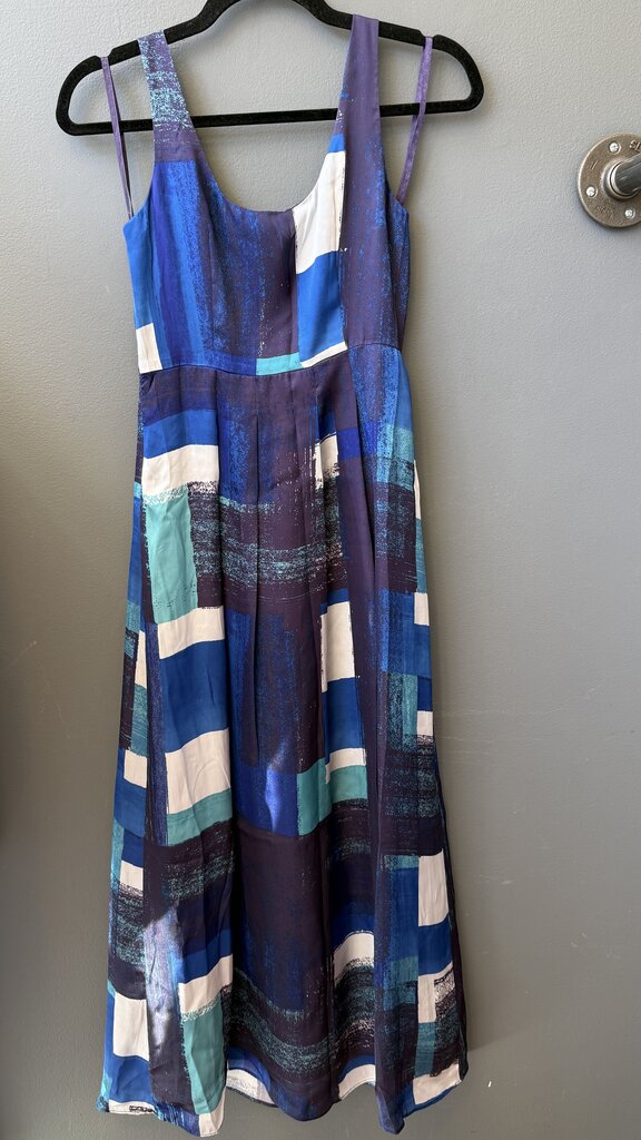 Petite Satin Midi Dress