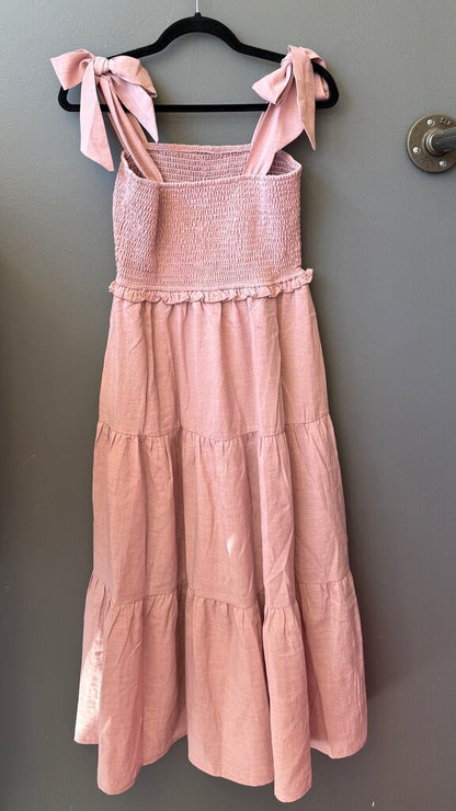 Tiered Smocked Midi Dress