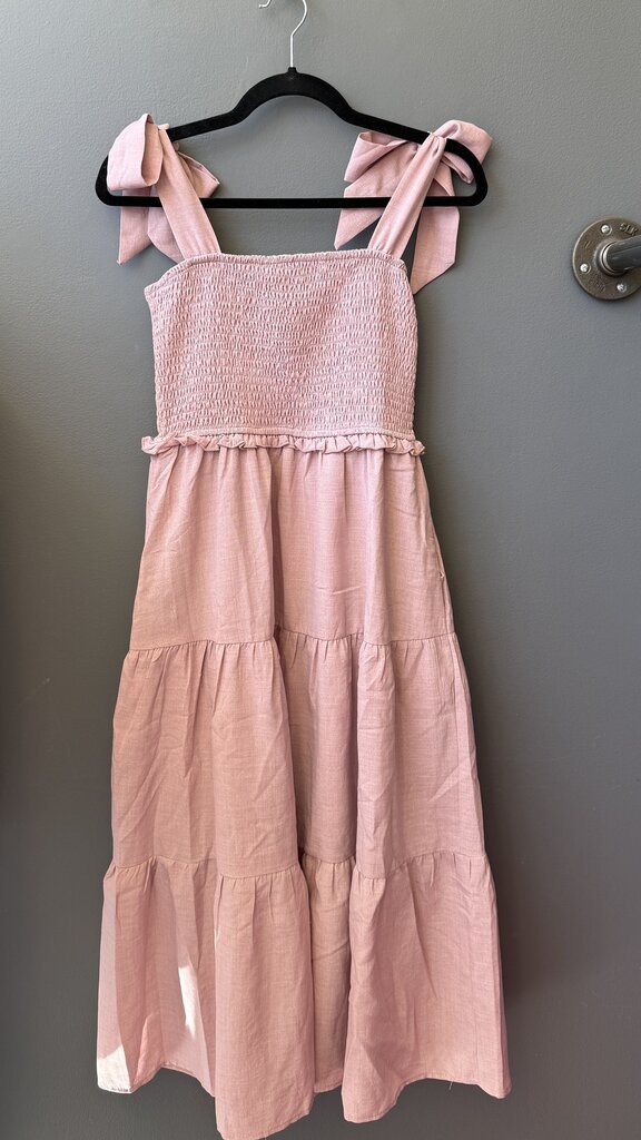 Tiered Smocked Midi Dress