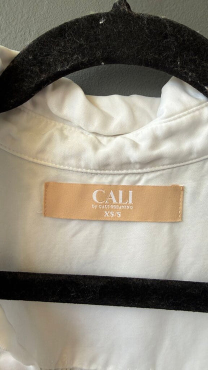 Oversized Satin Popover Blouse