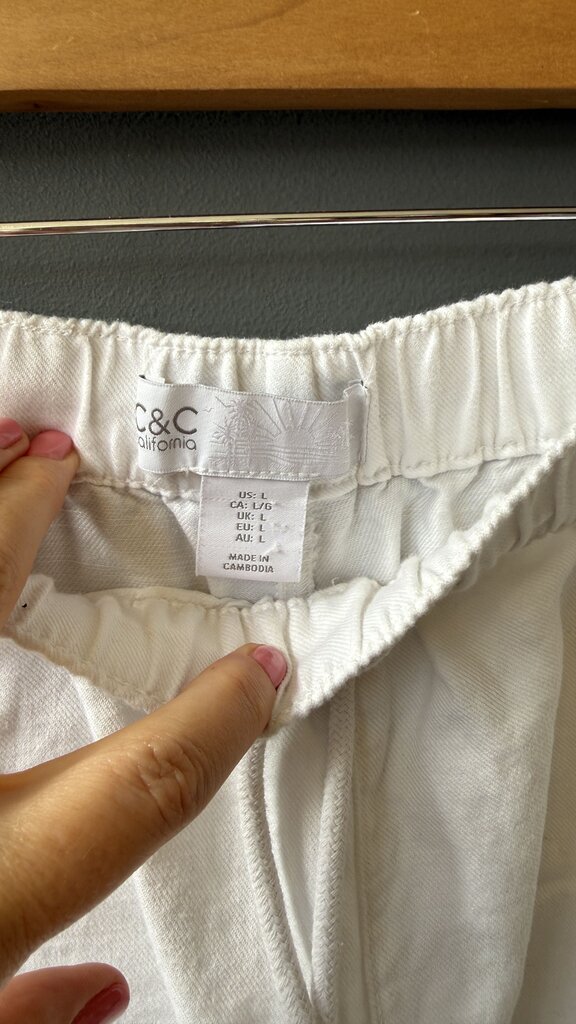 Cotton Linen Drawstring Shorts