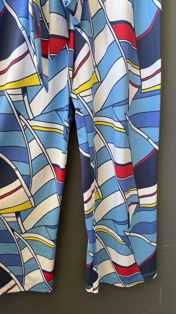 Wide Leg Sailor Flag Pants