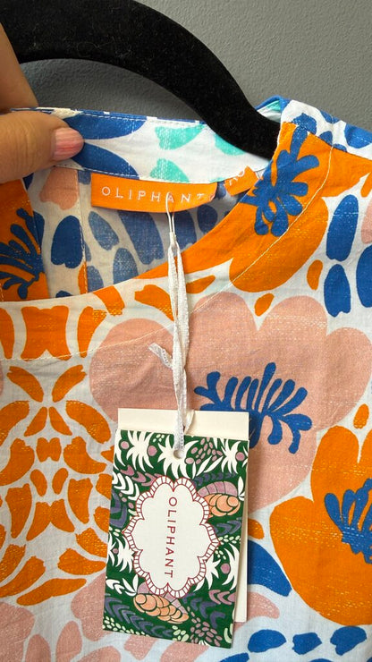 Puff Sleeve Cotton Blouse